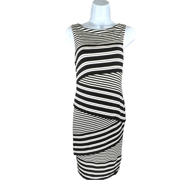 NWT Bailey / 44 Black and White Striped Dress size Small - Picture 1 of 6